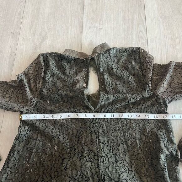 Free People Dusty green  Taupe Tank Dress Tunic size XS. - Picture 4 of 8